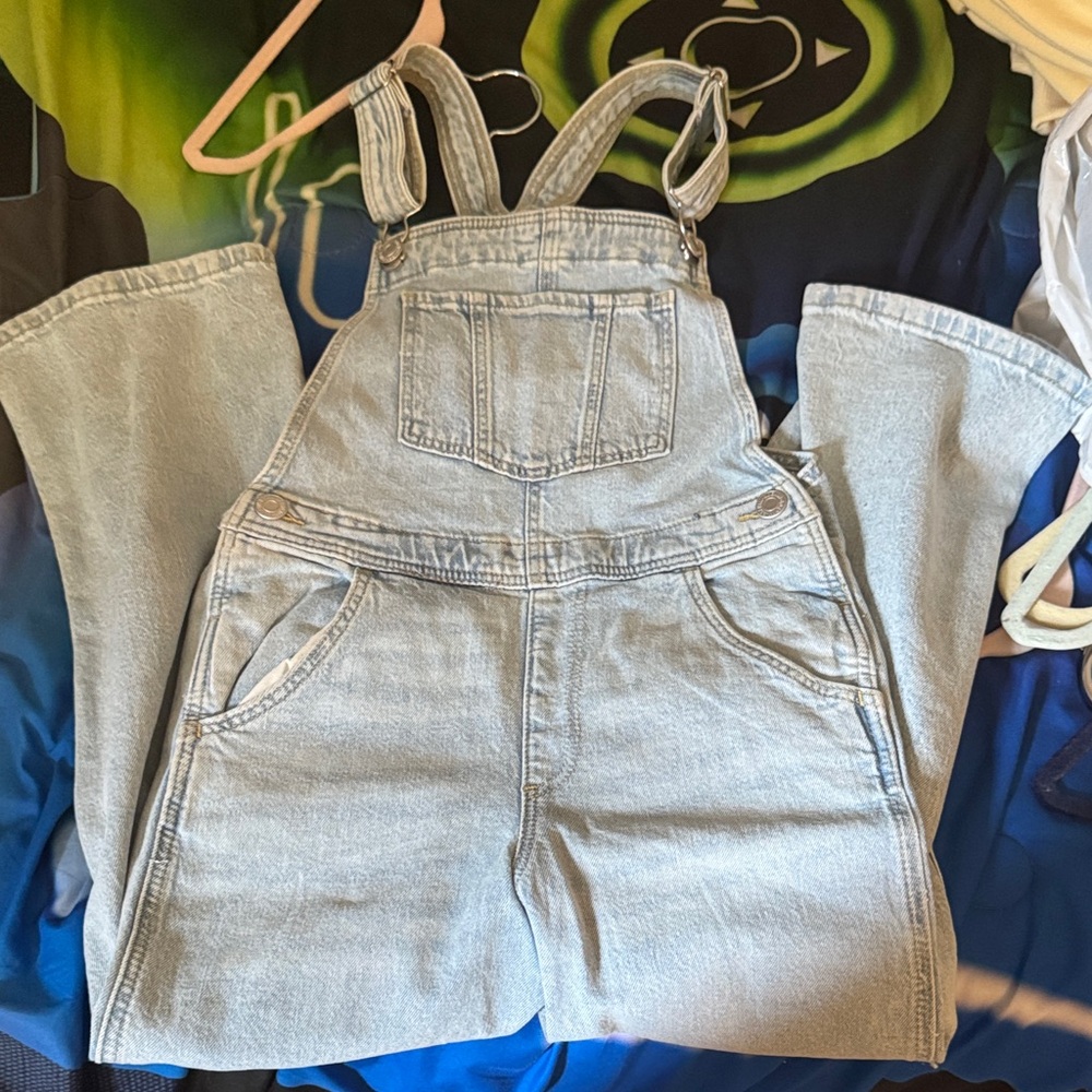H&M Light Blue Kids Denim Overalls